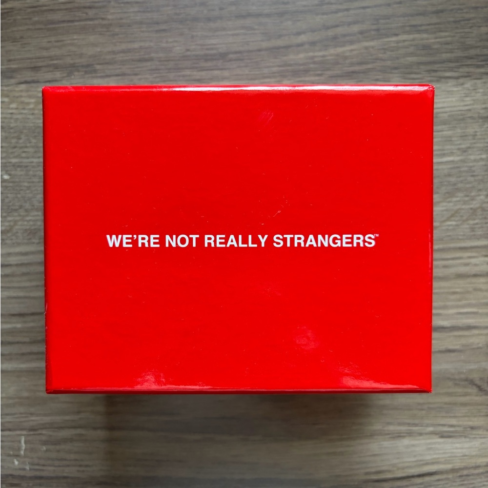 NWT We're Not Really Strangers Card Game
